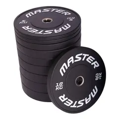 Vektskivesett MF Crossfit 120 kg Bumpervekter | 50 mm hull