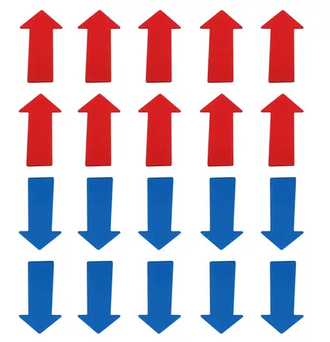 Gulvmarkering | Piler Sett med 20 merker