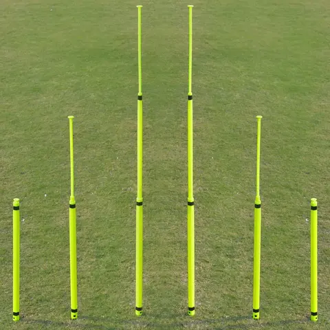 Slalomporter teleskopisk 6 stenger | Justerbar h&#248;yde