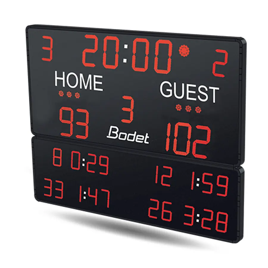 Resultattavle Bodet BTX6125 MS Multisport | 206 x 163,5 x 8,45 cm 