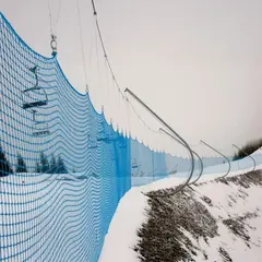 Alpingjerde A for bratt terreng Blått | 25x4 m | 5x5 cm