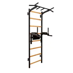 Ribbevegg BenchK 230 Svart Pull-up | Høydejusterbar dip bar