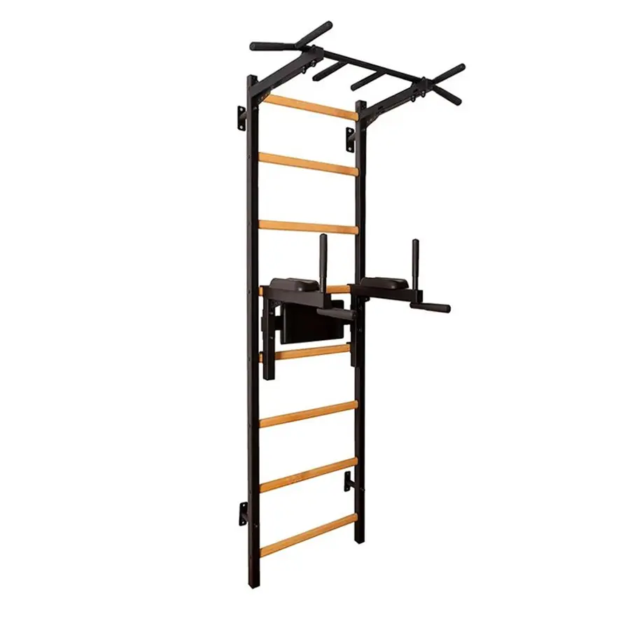 Ribbevegg BenchK 230 Svart Pull-up | Høydejusterbar dip bar 