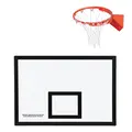 Basketballkurv med nett og plate Inne- og utebruk | Forsterket kurv