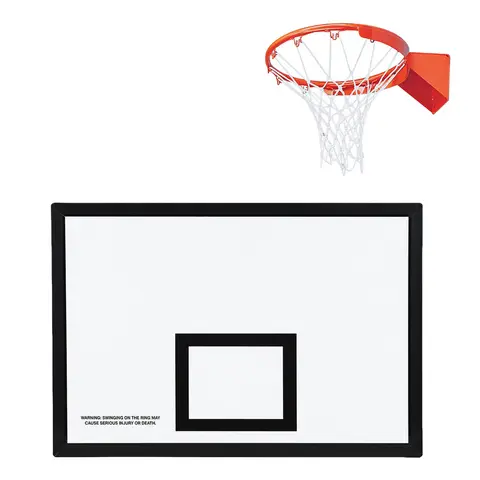 Basketballkurv med nett og plate Inne- og utebruk | Forsterket kurv