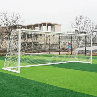 Fotballmål 11'er | 7,32 x 2,44 m 11'er mål |  Hvitt | Oval profil