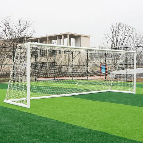 Fotballmål 7'er | 5x2 m 7'er mål | Hvitt | Oval profil