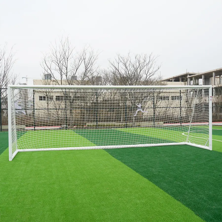 Fotballmål 7'er | 5x2 m 7'er mål | Hvitt | Oval profil 