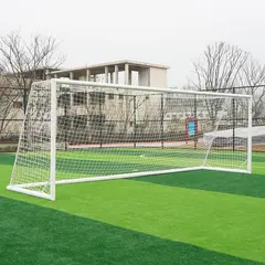 Fotballmål 5'er | 3x2 m 5'er | Hvitt | Oval profil