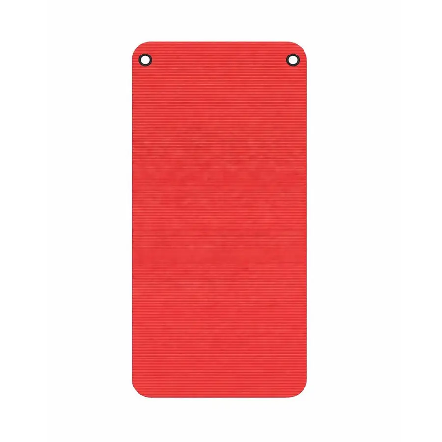 Profi Gymmatte med hull - Rød 185x100x1,5 cm | PVC Fri 