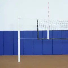 Beach Volleyballstolper med nett Justerbare stolper | Med skrallestrammer