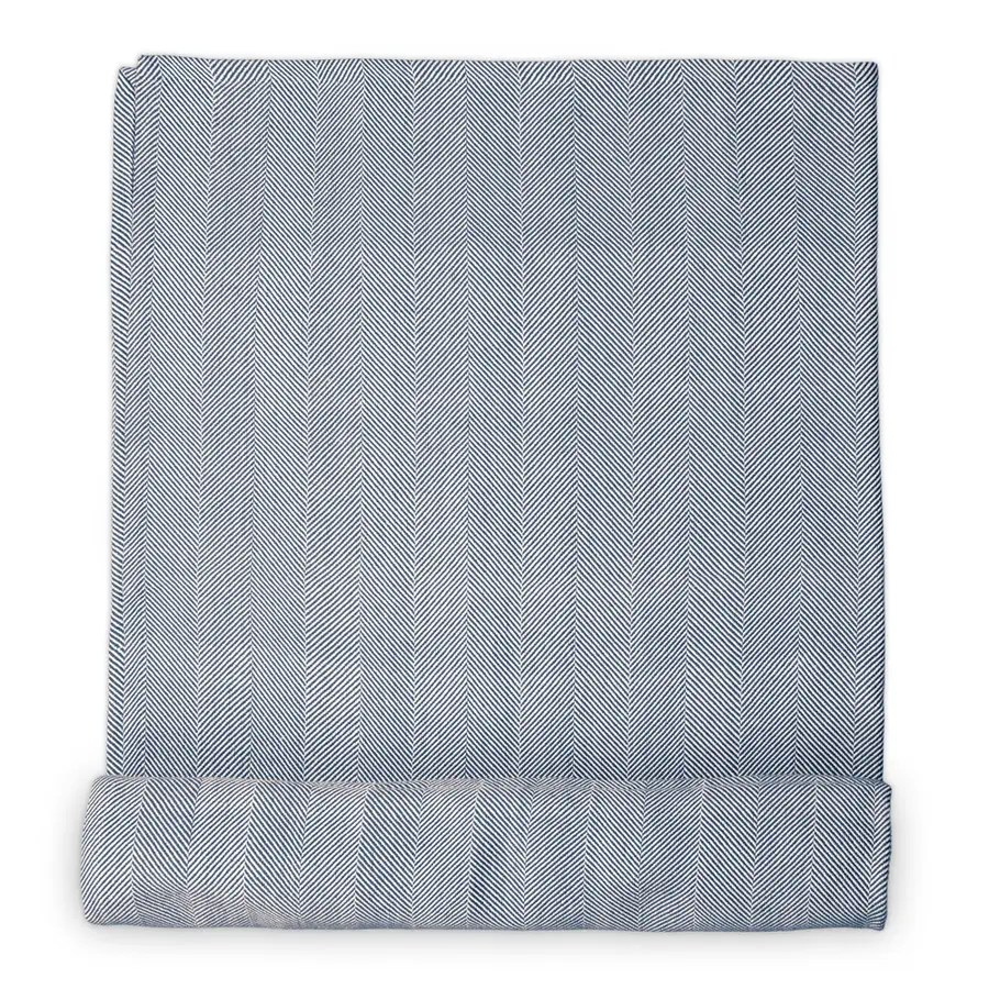 Pledd i håndvevd bomull Yogapledd | Blå | 200x150 cm 