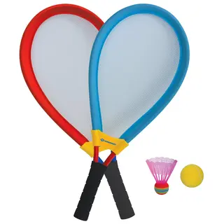 Giant badmintonsett Lette og store racketer