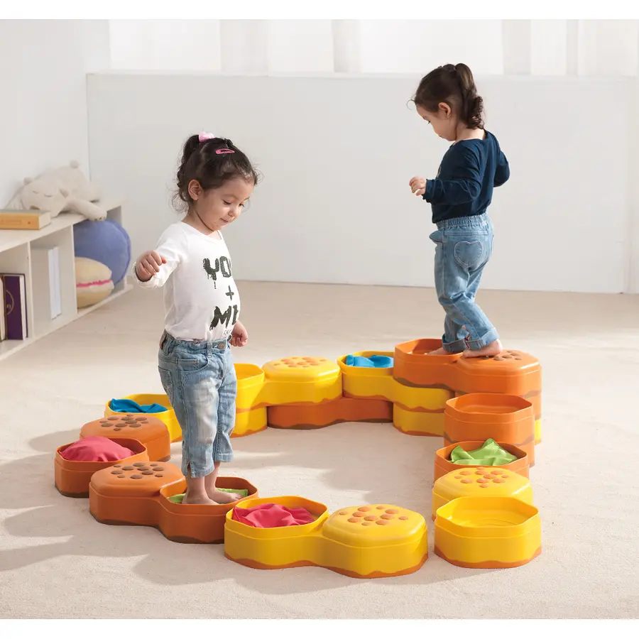 Weplay Honey Hills Balansebane Sett med 6 balanseelementer 