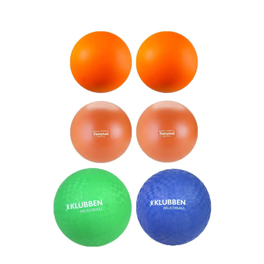 Lekeballpakke Myke baller|18-21 cm | Skole og fritid 