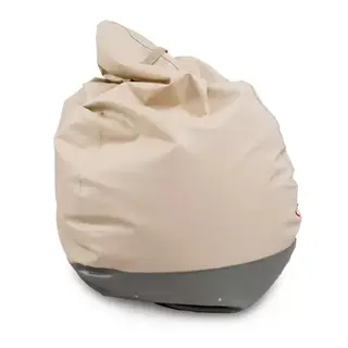 Sittesekk Kjempe Pære Beige 135 x 90 cm | Beige/Grå