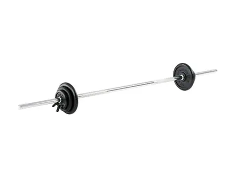 Vektsett St&#248;pejern 75 kg Vektstang 180 cm, vektskiver og l&#229;ser