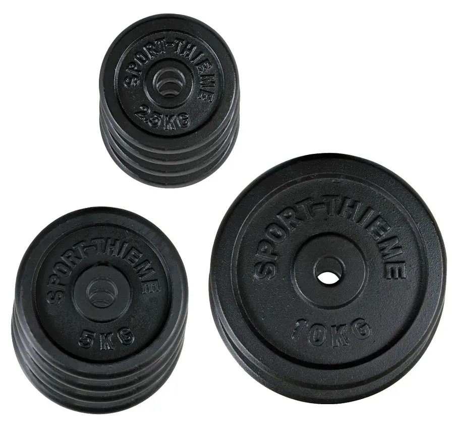 Vektpakke Støpejern 50 kg | 30mm 4x2,5kg | 4x5kg | 2x10 kg 