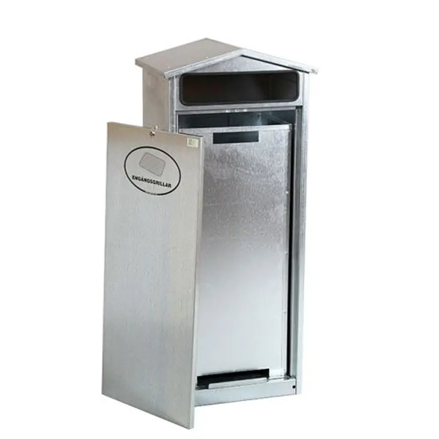 Avfallsbeholder for engangsgriller 100 liter 