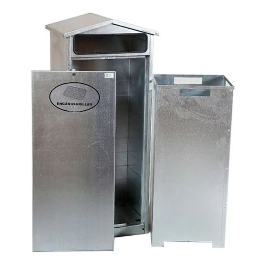 Avfallsbeholder for engangsgriller 100 liter 