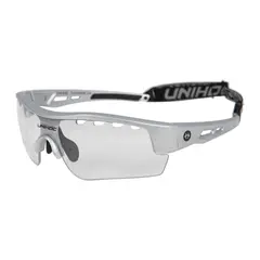 Innebandybriller Unihoc Victory Senior Beskyttelsesbriller | S&#248;lv/ Svart