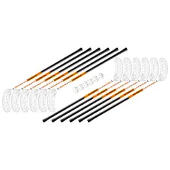 Innebandysett Unihoc Street 12 innebandykøller | 6 baller