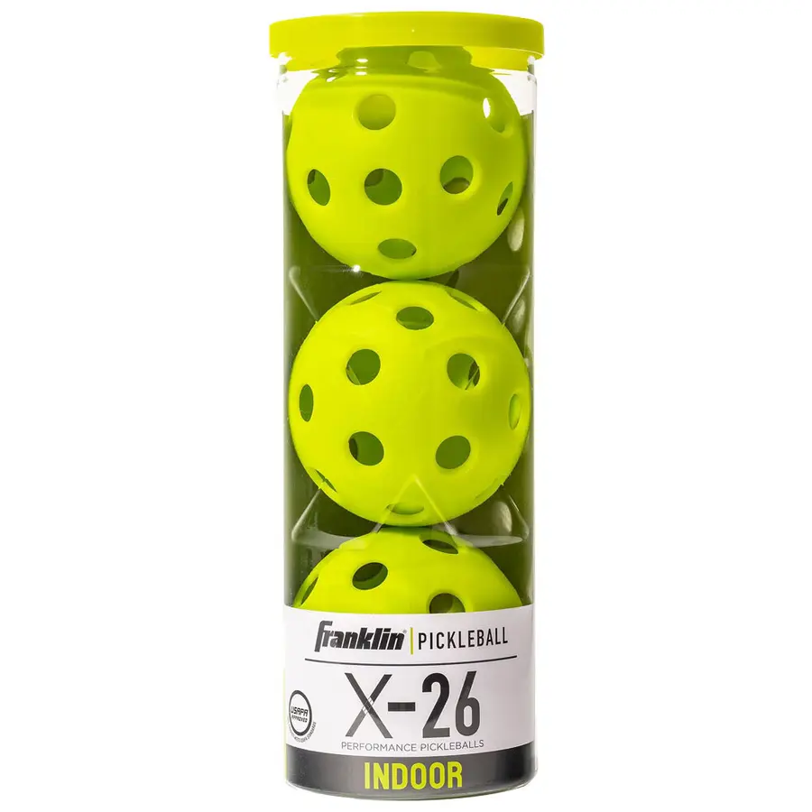 Pickleball X-26 Innendørs ball Trening | Konkurranse | 3 stk. 