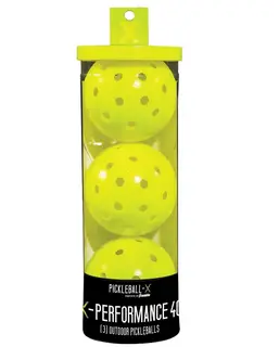 Pickleball X-40 Utend&#248;rs ball Optic 3 stk. i r&#248;r | Trening og match