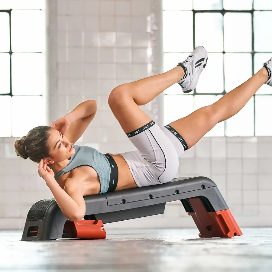 Reebok Stepkasse The Deck 2.0 Svart | Rød 