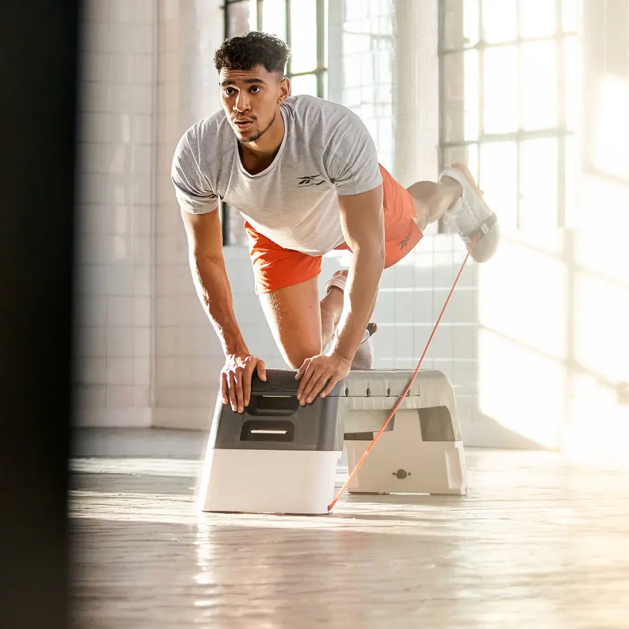 Stepkasse Reebok The Deck 2.0 Svart | Hvit 