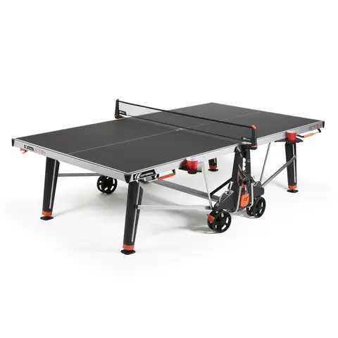 Bordtennisbord Cornilleau 600X Svart | Utendørs | Rullestol