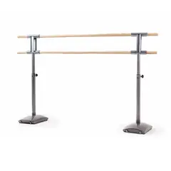 Frittst&#229;ende Ballettbarre - Royal 300 cm 2 barrer | h&#248;ydejustering | m/hjul
