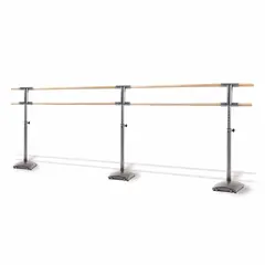 Frittstående Ballettbarre - Royal 400 cm 2 barrer | høydejustering | m/hjul