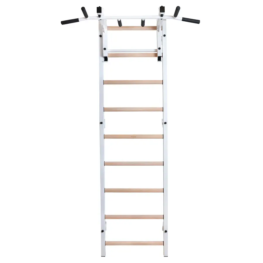 Ribbevegg BenchK 711W Hvit Juster- og vendbar pull-up stativ 