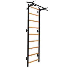 Ribbevegg BenchK 311B Svart Fastmontert pull-up stang