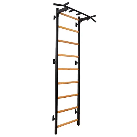 Ribbevegg BenchK 311B Svart Fastmontert pull-up stang