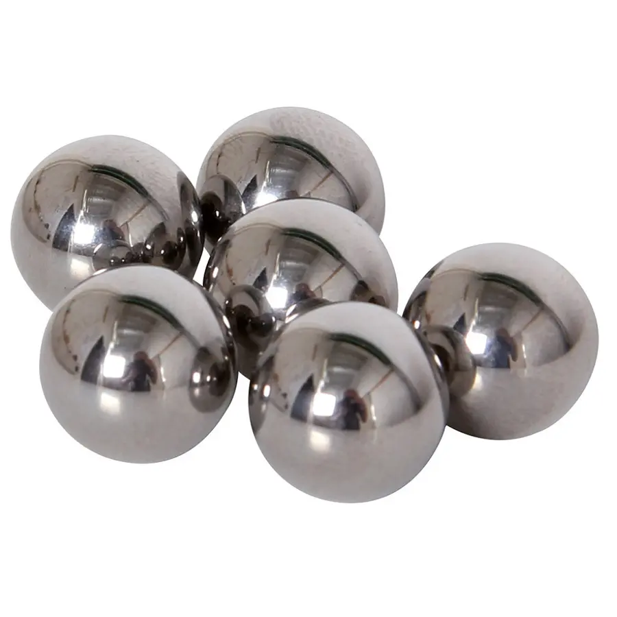Foosball ball Flip-Kick | 12,5 mm 6 stk baller til fotballspill | Metall 