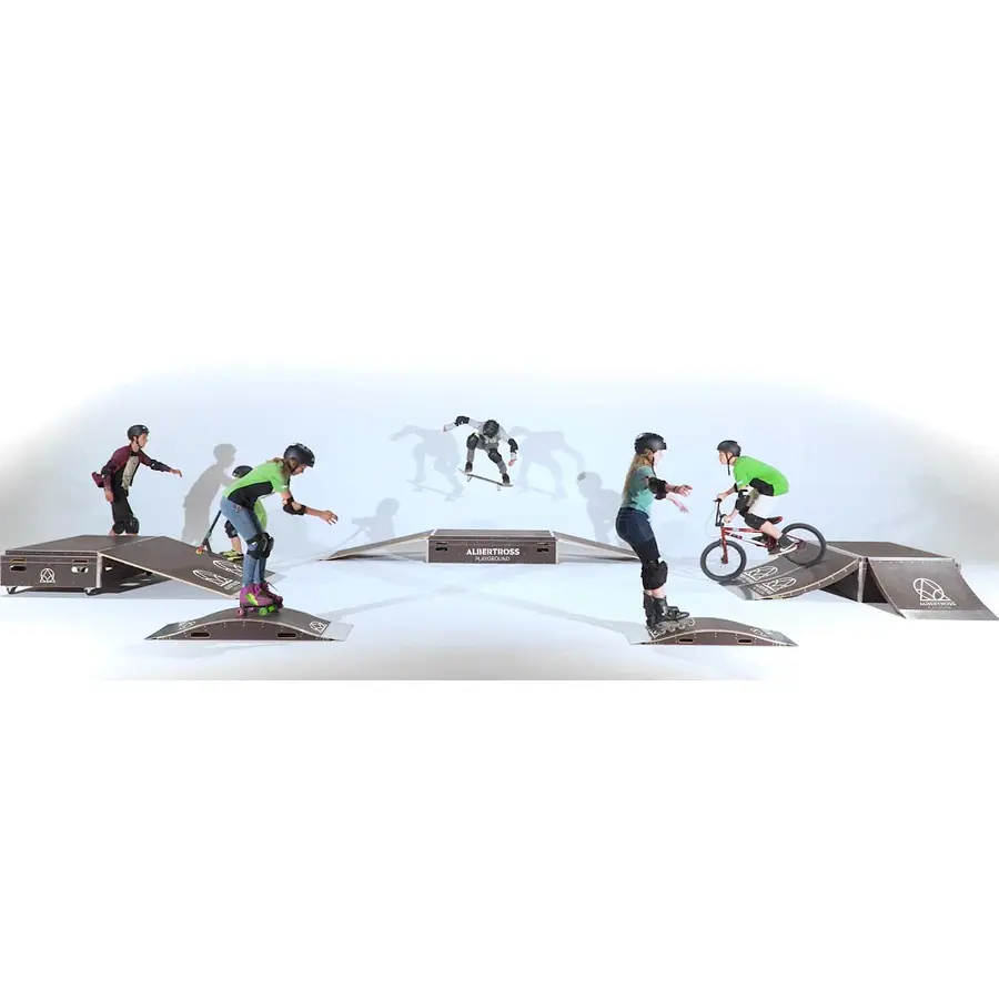 Skateramper sett 7 deler Albertross Skate Park Sett 