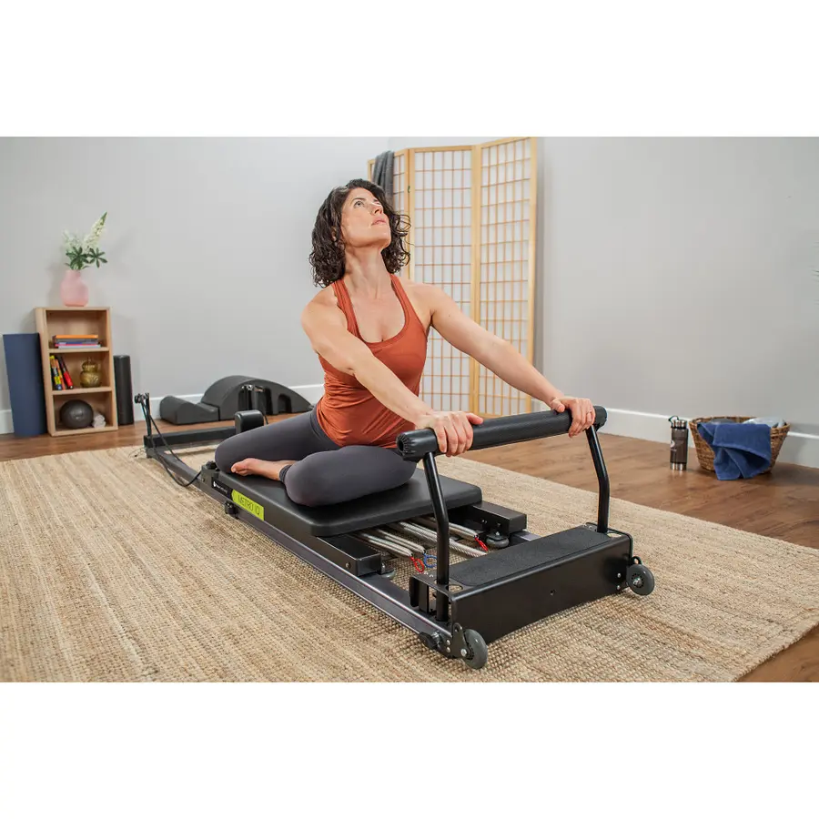 Pilates Reformer Metro IQ Horisontal Pilatesbenk for hjemmetrening 