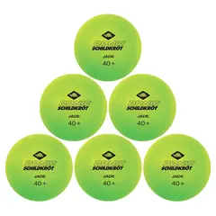 Bordtennisballer Schildkr&#246;t Glow 6 stk | Selvlysende