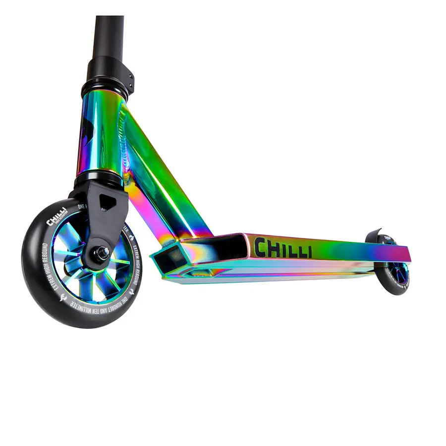 Sparkesykkel Chilli Rockey Neochrome Stuntsparkesykkel | Barn og ungdom 