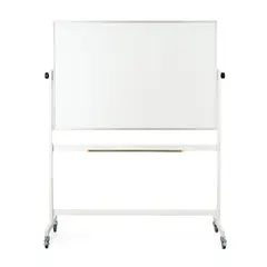 Whiteboard tavle 180x100 cm Tosidig whiteboardtavle p&#229; hjul
