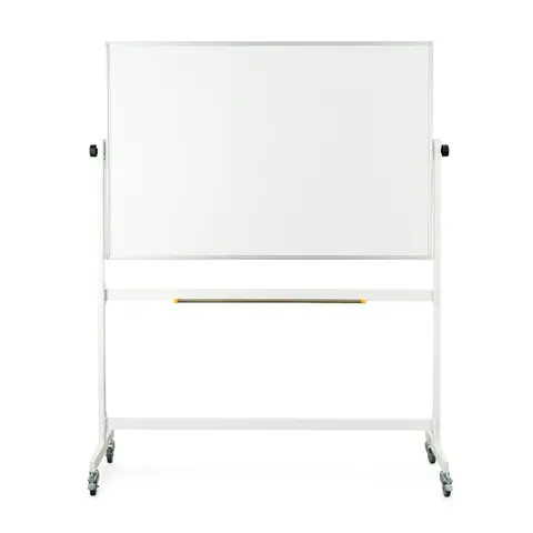 Whiteboard tavle 180x100 cm Tosidig whiteboardtavle p&#229; hjul