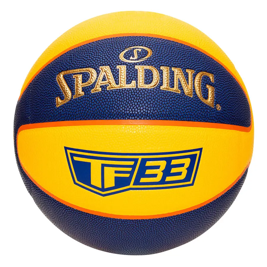 Basketball Spalding TF 33 Gold Outdoor 6 Utendørs kamp- og treningsball 