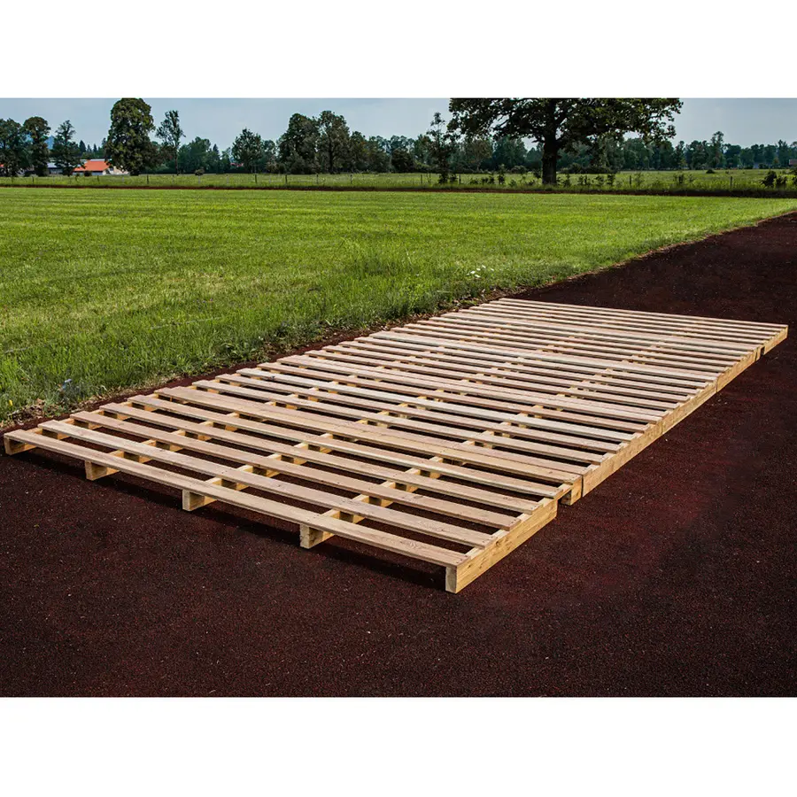 Rist av tre til høydehoppmatte 500x300 cm | For skole og idrettsanlegg 