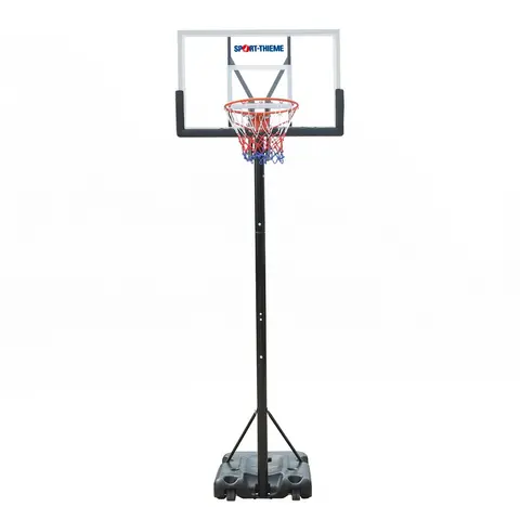 Basketballstativ Miami med rund stolpe Flyttbart | Justerbar høyde