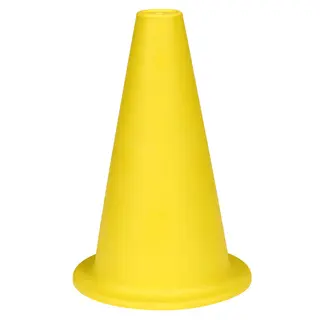 Markeringskjegle Flexi 23 cm | Gul 1 stk | Tåler kulde