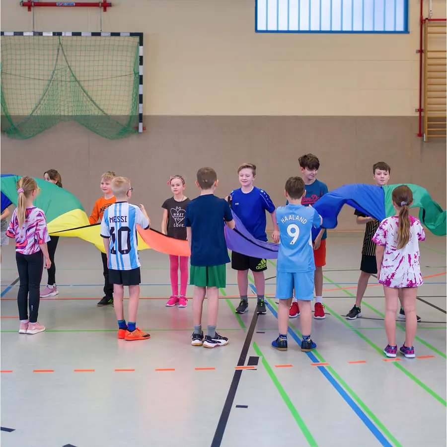 Fallskjermduk  | Samarbeidsleker Avlang duk 