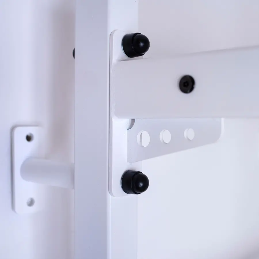 Ribbevegg BenchK 412 Hvit Pull-up | turnringer| husketallerken 