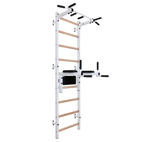 Ribbevegg BenchK 312W Hvit Fastmontert pull-up | dip bar